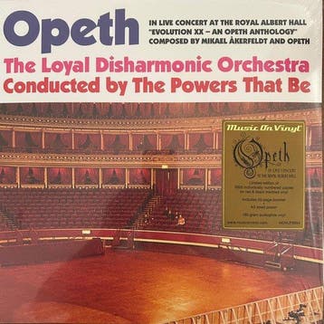 Opeth 4 LP Box Set  In Live Concert At The Royal Albert, Nieuw in verpakking