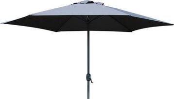 2dekans | PimXL Parasol – Ø300cm - Antraciet, Ophalen of Verzenden