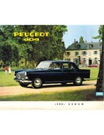 1963 PEUGEOT 404 SEDAN BROCHURE NEDERLANDS