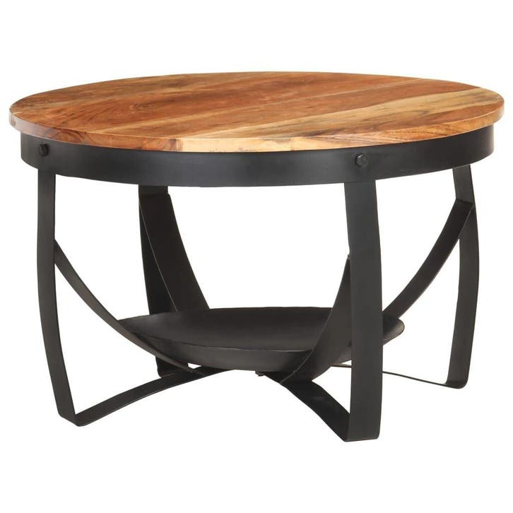 Salontafel Industrieel | Tweede kansje | OP = OP, Huis en Inrichting, Tafels | Salontafels, 50 tot 100 cm, 50 tot 100 cm, Rond