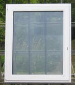 pvc raam , chassis , venster 130  x 158 wit 3 dubbel glas, Doe-het-zelf en Bouw, 75 tot 150 cm, Kunststof, Raamkozijn, Nieuw