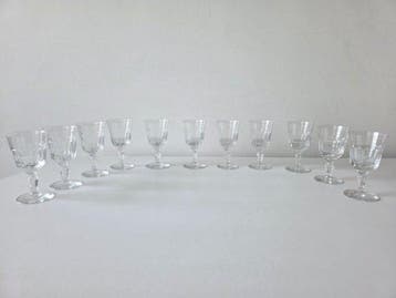 Drinkservies (57) - Kristal - Set wijnglazen, likeurglazen