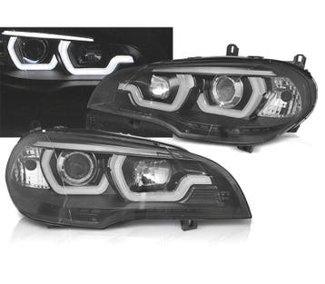 PHARES BMW X5 E70 07-13 TUBE LIGHT DRL BLACK, Verzenden