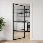 vidaXL Huisdeur 102 x 201,5 x 3,5 cm Aluminium en Gehard, Verzenden, Nieuw