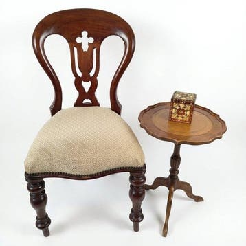 Bijzetstoel - Mahonie - Hepplewhite Hall Chair