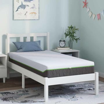 vidaXL Matras Medium zacht 80 x 160 cm Wit en Grijs, Verzenden, Nieuw