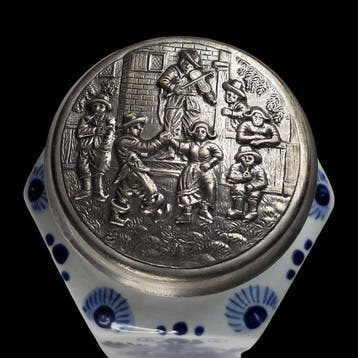 Plateelbakkerij Schoonhoven - Pot - Zilver, Keramiek, Antiquités & Art
