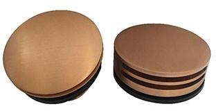 Set knop/plug badoverloopcomb. +vulfunctie rond  geborsteld, Doe-het-zelf en Bouw, Ophalen of Verzenden, Nieuw