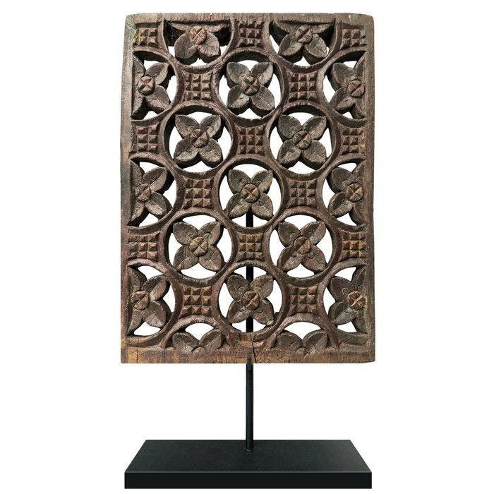 Geërodeerde deel van het ventilatiepaneel van de Balinese, Antiek en Kunst, Kunst | Niet-Westerse kunst