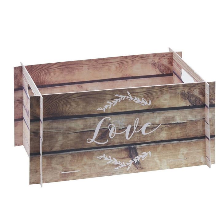 Kaarten Box Love Hout 30cm, Hobby & Loisirs créatifs, Articles de fête, Envoi