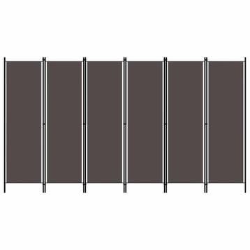 vidaXL Kamerscherm met 6 panelen 300x180 cm antraciet, Verzenden