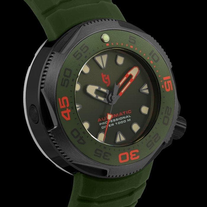 Tecnotempo - Divers 1000M Professional Diver - Automatic, Handtassen en Accessoires, Horloges | Heren