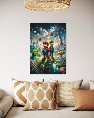 SDIMART 1996 - Mario & Luigi Coins Beyond Time Nintendo
