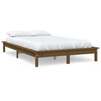Grenenhouten Bed 200x200 | Retour Deal | 35% Korting, Huis en Inrichting, Bruin, Verzenden, Overige maten, 200 cm