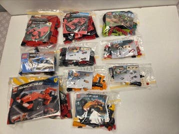 Lego Set - Racers - 10 sets van Lego Racers waaronder:LEGO