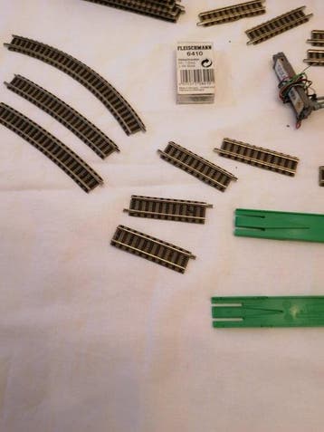 Fleischmann N - Modeltrein (67) - Onderdelenset met rails en, Nieuw