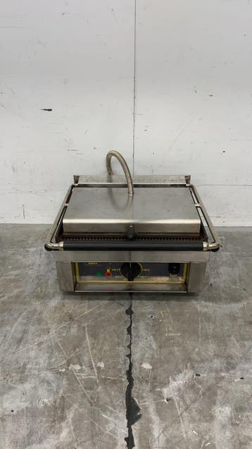 Grill à panini Roller Grill en acier inoxydable 43 x 38,5 x, Verzenden