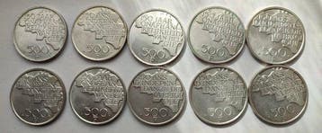België. 500 Francs 1980, 10 x (Zonder minimumprijs)