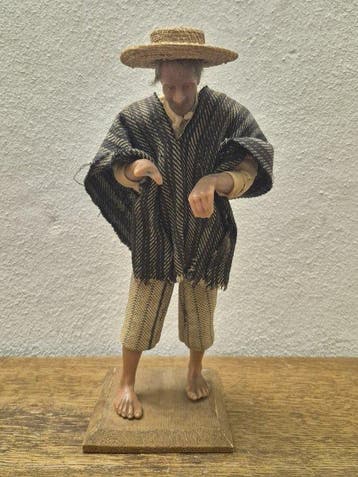 Rafael Ramirez - Beeldje - Contadino con cappello - Was,, Antiek en Kunst