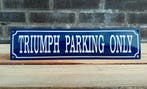 Triumph parking only, Verzamelen, Merken en Reclamevoorwerpen, Verzenden, Nieuw
