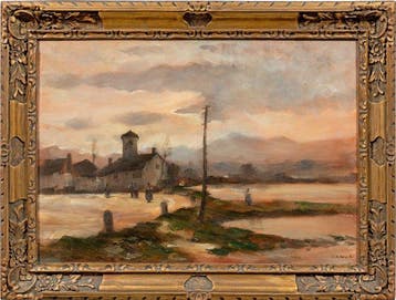 Vittorio Antonio Cargnel (1872-1931) - Landscape with