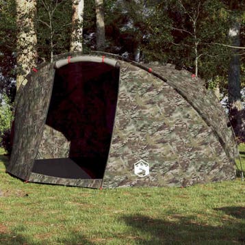 vidaXL Vistent 5-persoons waterdicht camouflage, Verzenden