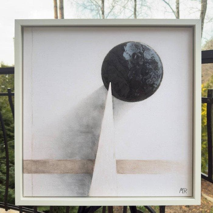 Maria Ruisi - Crystal Eclipse, Antiquités & Art, Art | Peinture | Moderne