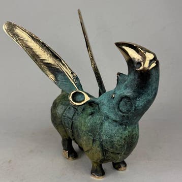 Dariusz Zielinski - I’ll Fly Anyway - BRONZE unique, Antiek en Kunst
