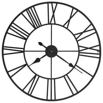 vidaXL Wandklok vintage-stijl met quartz-mechanisme XXL 80, Verzenden