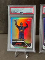 2023 Topps Chrome Max Verstappen #151, #156 Refractor - PSA, Nieuw