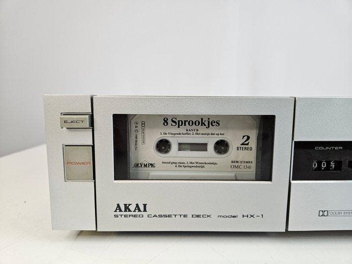 Akai - HX-1 Stereo Cassette Deck Audiocassette deck, Audio, Tv en Foto, Radio's
