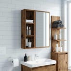 vidaXL Badkamer wandkast Oudhout 20 x 14 x 70 cm, Verzenden, Nieuw