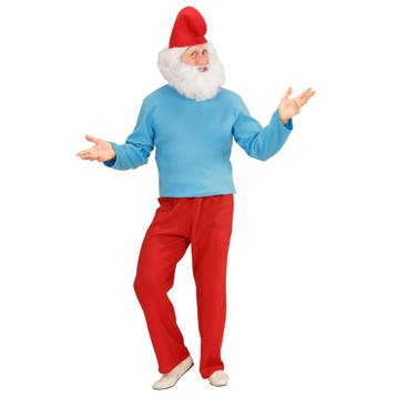 Smurf Kostuum Heren, Verzenden, Nieuw