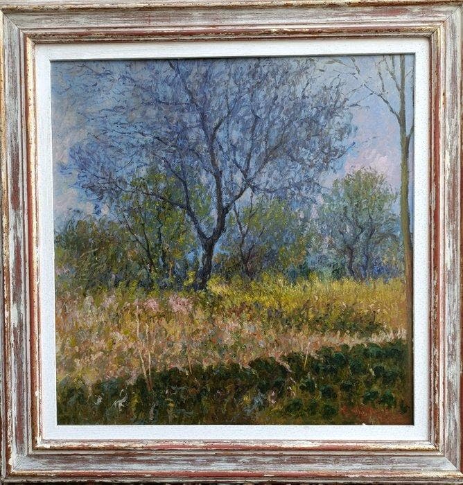 Bruno Calzavara (1942) - Paesaggio, Antiquités & Art, Art | Peinture | Classique