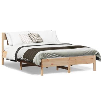 Bedframe 120x200 grenen | Tweede kansje | OP = OP, Huis en Inrichting, Overige kleuren, Verzenden, Zo goed als nieuw, Twijfelaar