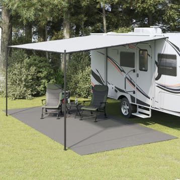 vidaXL Tenttapijt 6x3 m antracietkleurig, Verzenden, Nieuw