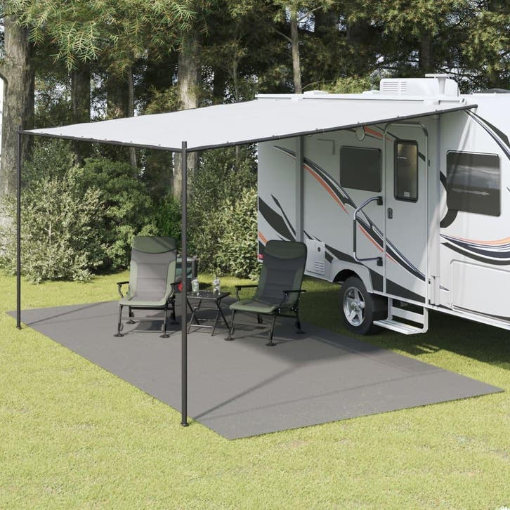 vidaXL Tenttapijt 6x3 m antracietkleurig, Caravans en Kamperen, Tentaccessoires, Nieuw, Verzenden