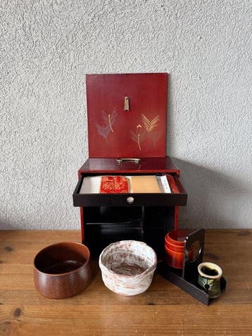 Theeservies - Japanese Portable Tea Ceremony Utensil Set in