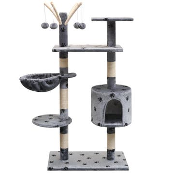 vidaXL Kattenkrabpaal met sisal krabpalen 125 cm, Dieren en Toebehoren, Verzenden, Nieuw