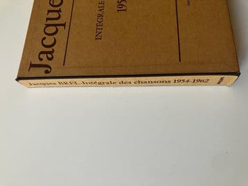 Jacques Brel - Intégrale Des Chansons de 1954 à 1962 - 5 x, CD & DVD