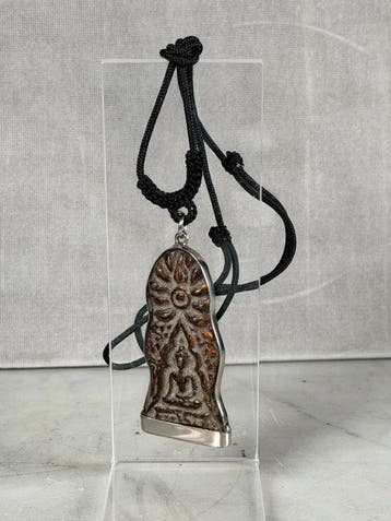 Figure - Buddhist amulet - Porcelaine - Thaïlande