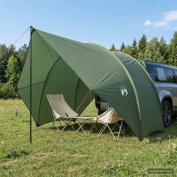 vidaXL Achterklep luifel waterbestendig 405 x 280 x 220 cm, Verzenden, Nieuw