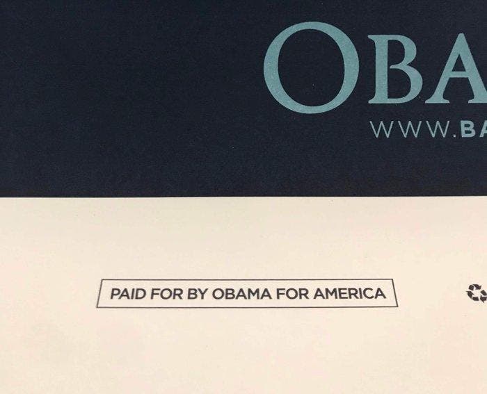Shepard Fairey (OBEY) - Original Vintage Vote Barack Obama, Antiquités & Art, Art | Dessins & Photographie