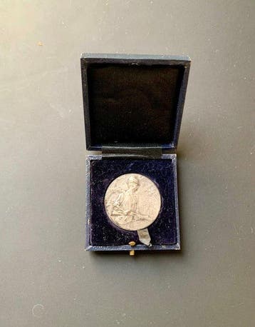 Zwitserland. Versilberte Bronzemedaille 1904,