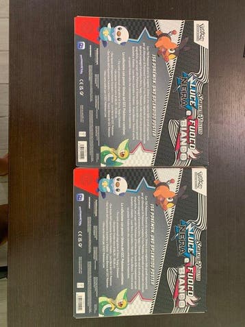Pokémon - 2 Box - Scarlatto e Violetto Luce Nera e Fuoco
