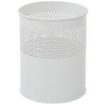 Afvalbak | Metaal | Wit | 10L | Open | Ø235x275(h)mm V-Part, Verzenden