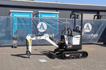 Veiling: Minigraver Bobcat E10Z Diesel 7.5kW 2026 Nieuw, Ophalen