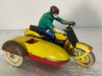 Igra - Jouet en étain - Blikken Motorrijder met Zijspan -