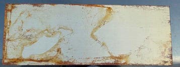 Emaille bord - KABEL - Metaal