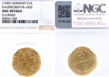Duitsland, Kaufbeuren. –. Goldkrone 1545, Postzegels en Munten